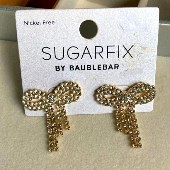 BaubleBar Dangle Earnings by SugarFix - Two pairs! - Picture 2 of 7